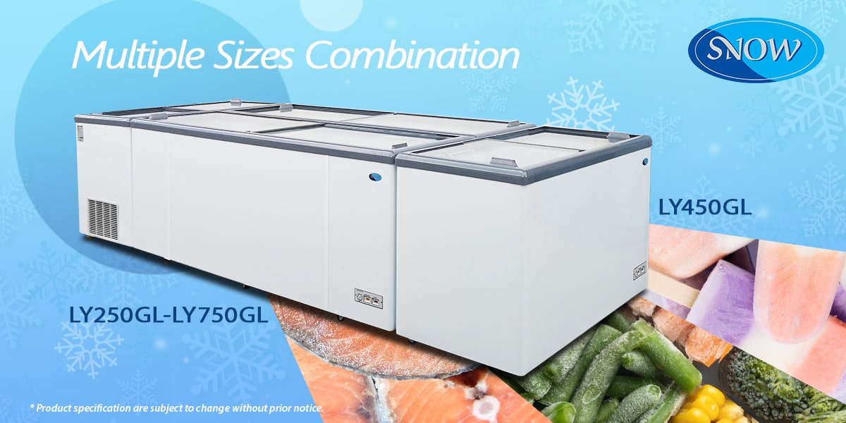 Glass Lid Freezer